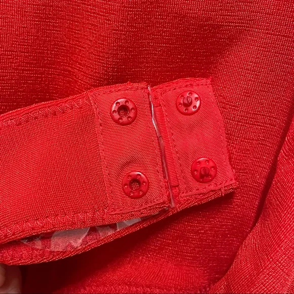 NEW FREE PEOPLE Cowls In The Club Bodysuit Love Glare Red Size XS - Picture 11 of 12